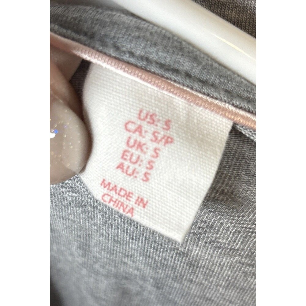 Shabby Chic Pajama Set‎ Small Gray Long Sleeve Button Down Modal Loungewear - Picture 7 of 10